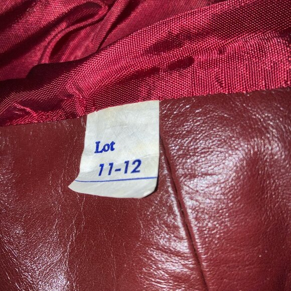 UNWORN Vintage 70s or Early 80s Leather Coat Size Small Office Daily Wear Fall - Picture 5 of 12